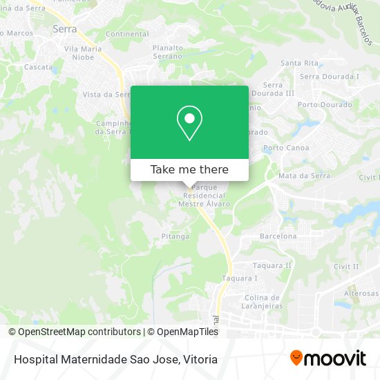 Hospital Maternidade Sao Jose map