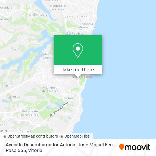 Avenida Desembargador Antônio José Miguel Feu Rosa 665 map