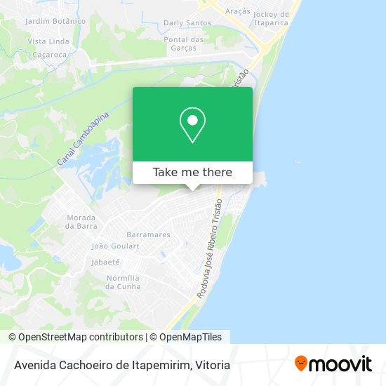 Avenida Cachoeiro de Itapemirim map