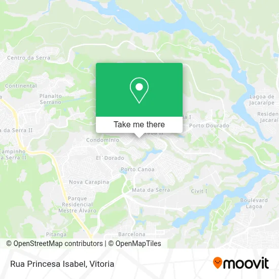 Rua Princesa Isabel map