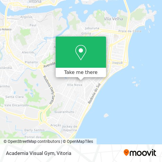 Academia Visual Gym map