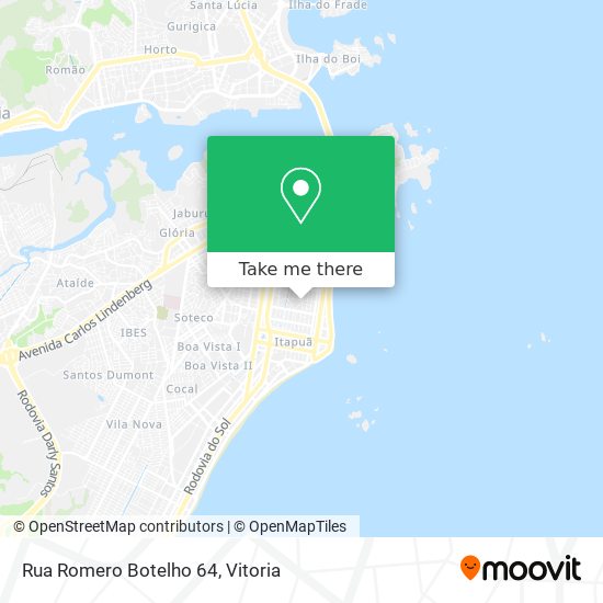 Rua Romero Botelho 64 map