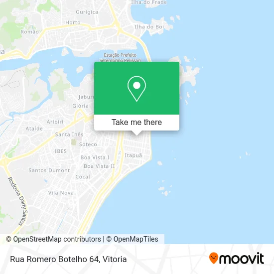 Rua Romero Botelho 64 map