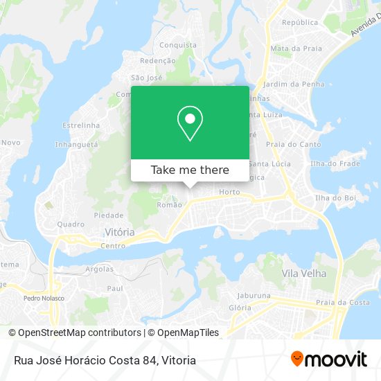Mapa Rua José Horácio Costa 84