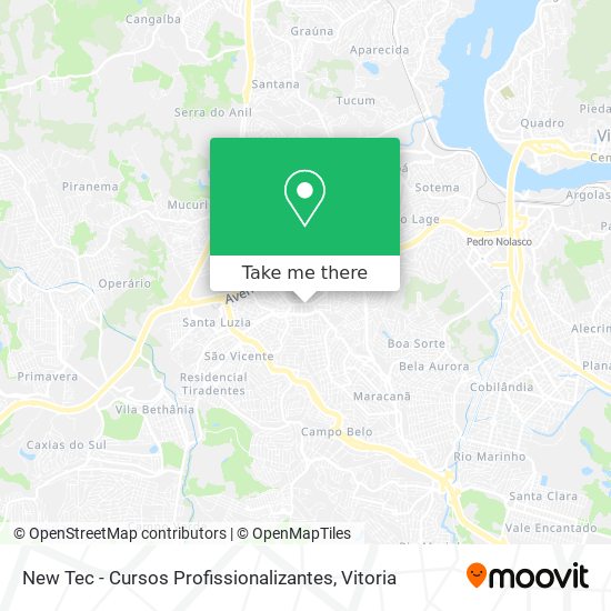 New Tec - Cursos Profissionalizantes map