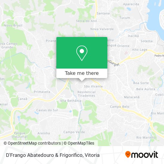 D'Frango Abatedouro & Frigorífico map