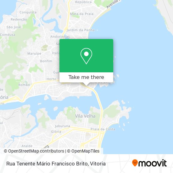 Rua Tenente Mário Francisco Brito map