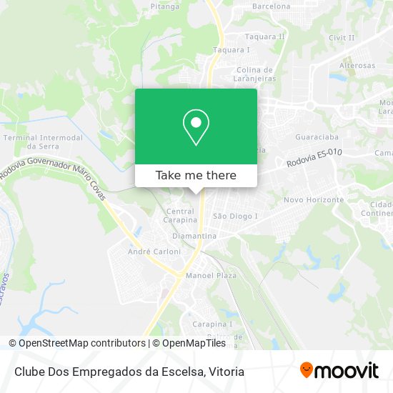 Clube Dos Empregados da Escelsa map