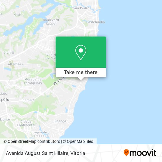 Avenida August Saint Hilaire map