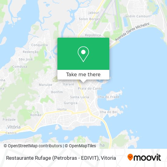 Restaurante Rufage (Petrobras - EDIVIT) map