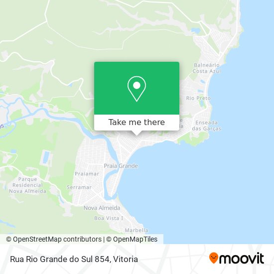Mapa Rua Rio Grande do Sul 854