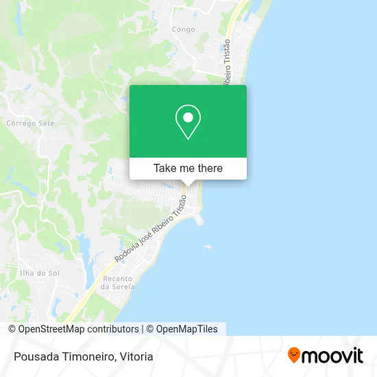 Pousada Timoneiro map