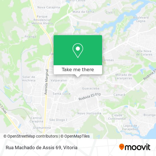 Rua Machado de Assis 69 map