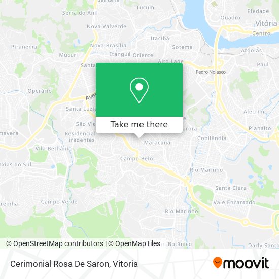 Cerimonial Rosa De Saron map