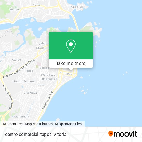 centro comercial itapoã map