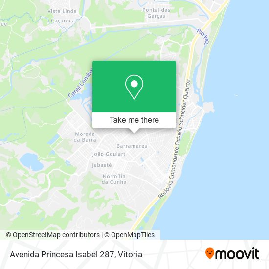 Avenida Princesa Isabel 287 map