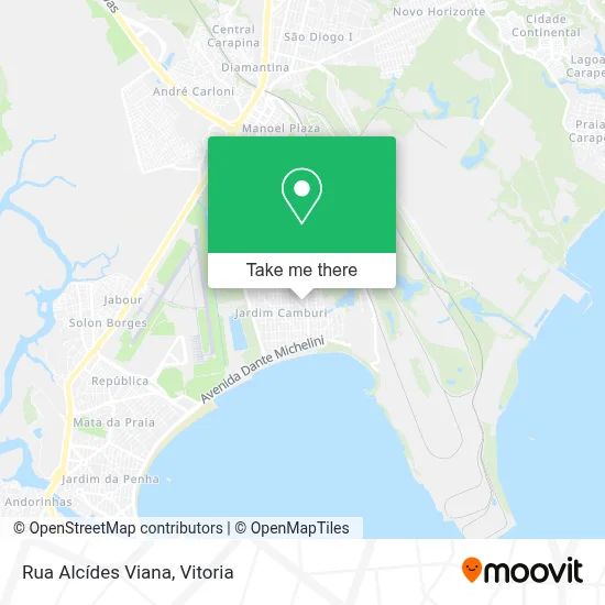 Rua Alcídes Viana map