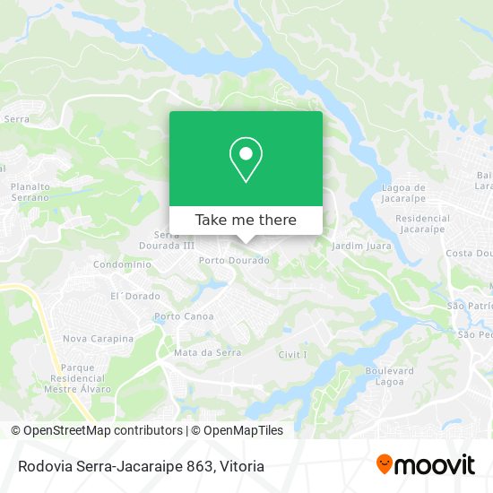 Rodovia Serra-Jacaraipe 863 map