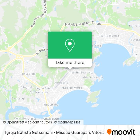 Igreja Batista Getsemani - Missao Guarapari map