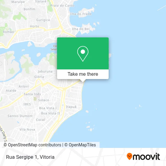 Rua Sergipe 1 map