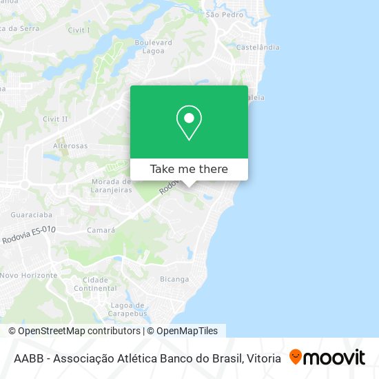 AABB - Associação Atlética Banco do Brasil map
