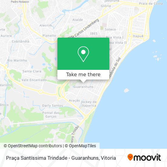 Praça Santíssima Trindade - Guaranhuns map