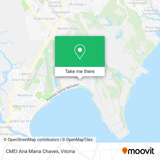 CMEI Ana Maria Chaves map