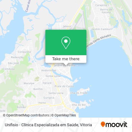 Unifisio - Clínica Especializada em Saúde map