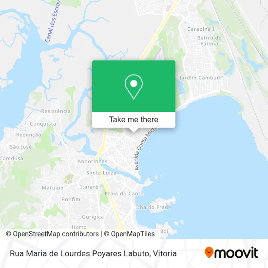 Rua Maria de Lourdes Poyares Labuto map