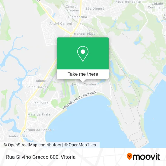 Rua Silvino Grecco 800 map