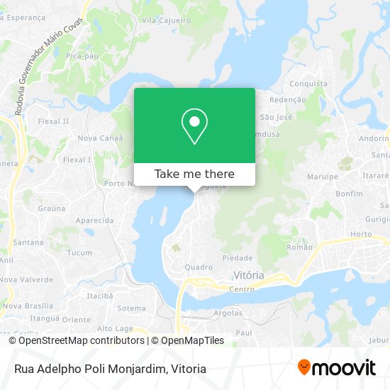 Rua Adelpho Poli Monjardim map