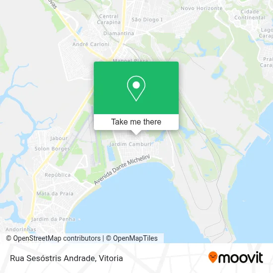Rua Sesóstris Andrade map