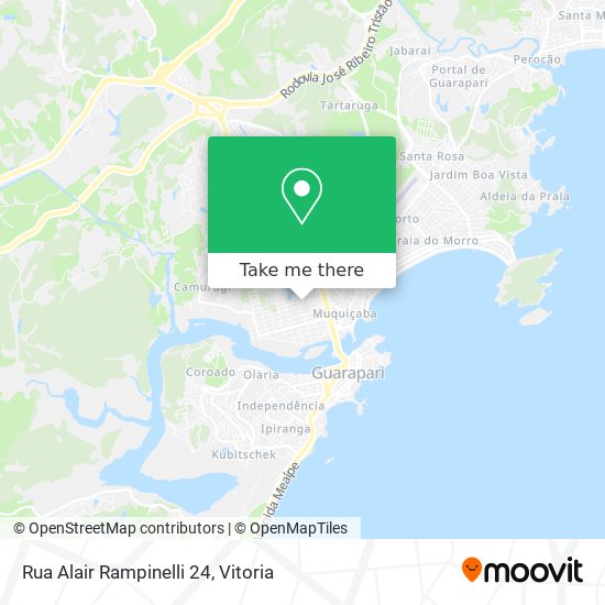 Rua Alair Rampinelli 24 map