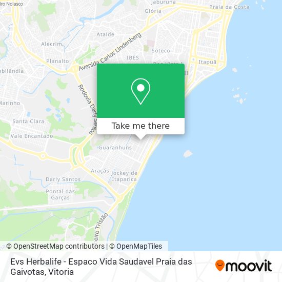 Evs Herbalife - Espaco Vida Saudavel Praia das Gaivotas map
