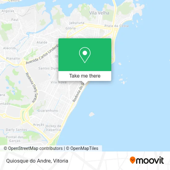 Quiosque do Andre map