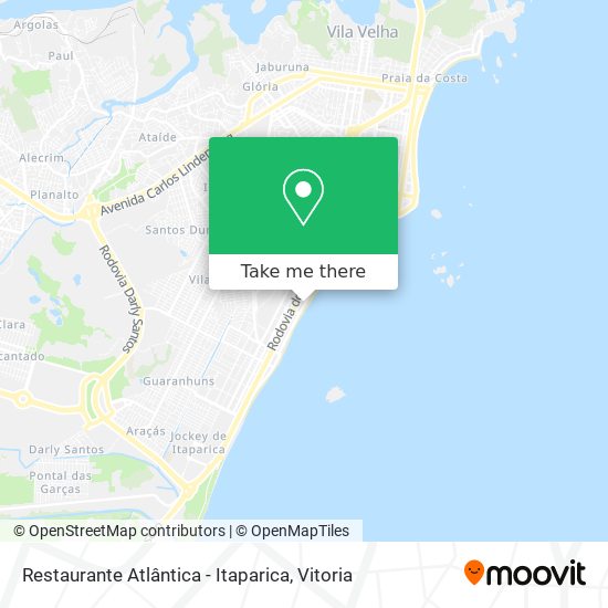 Restaurante Atlântica - Itaparica map
