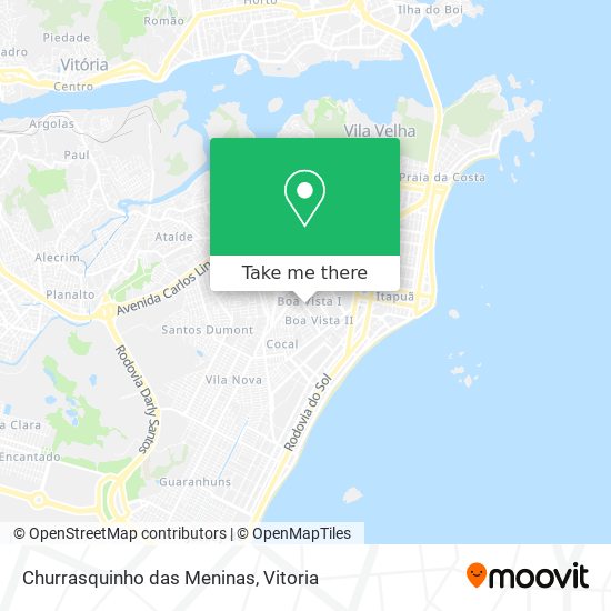 Churrasquinho das Meninas map