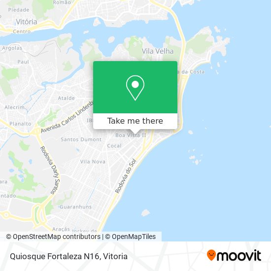 Quiosque Fortaleza N16 map