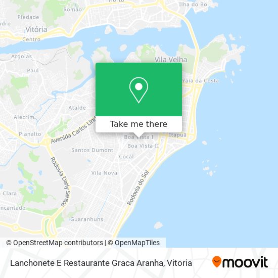 Lanchonete E Restaurante Graca Aranha map