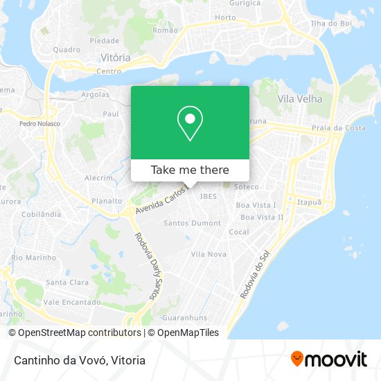 Cantinho da Vovó map