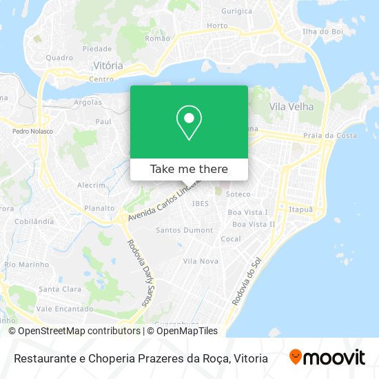 Restaurante e Choperia Prazeres da Roça map