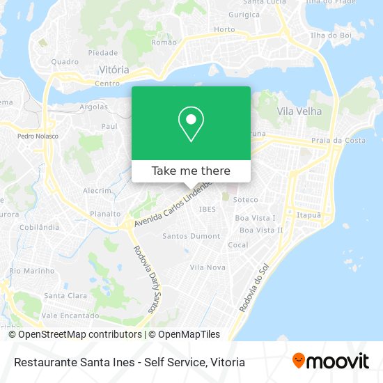 Restaurante Santa Ines - Self Service map