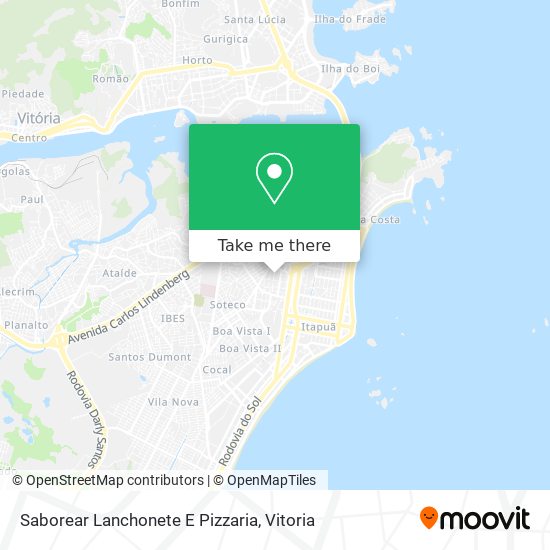 Saborear Lanchonete E Pizzaria map