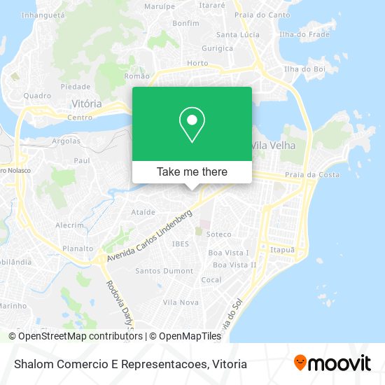 Shalom Comercio E Representacoes map