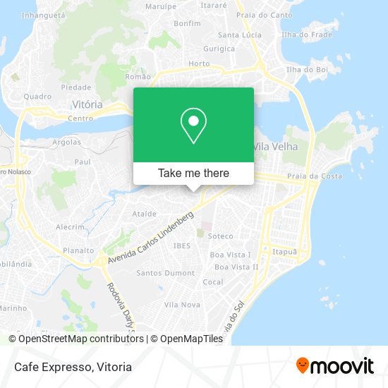 Cafe Expresso map