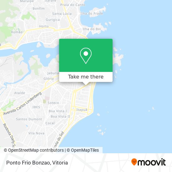 Ponto Frio Bonzao map