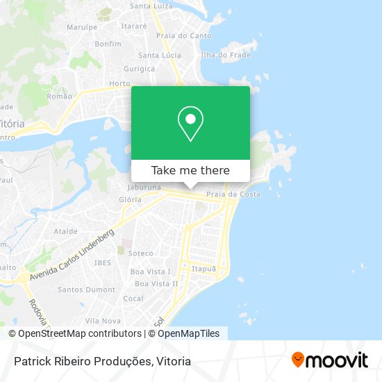 Patrick Ribeiro Produções map