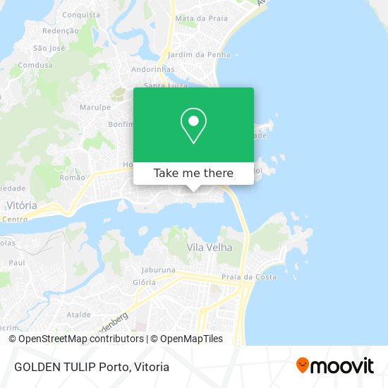 GOLDEN TULIP Porto map