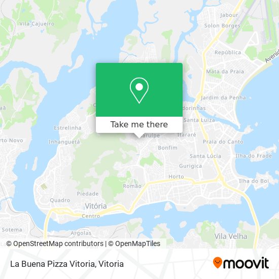 Mapa La Buena Pizza Vitoria