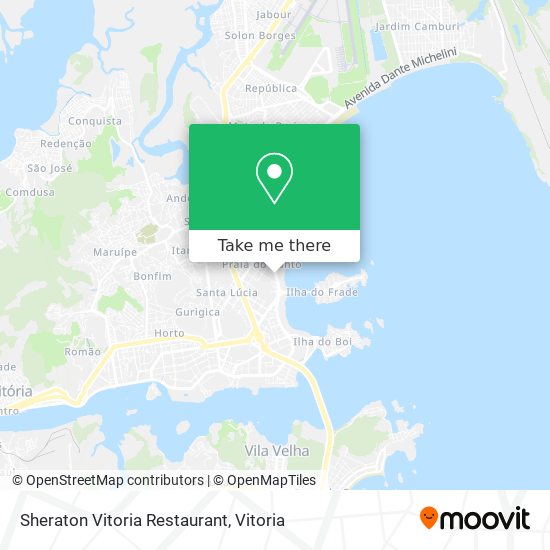 Mapa Sheraton Vitoria Restaurant